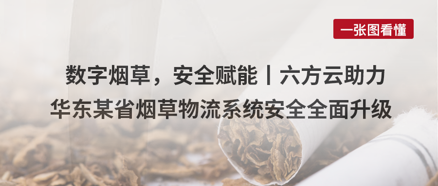 数字烟草，安全赋能丨凯发k8国际助力华东某省烟草物流系统安全全面升级